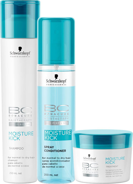 Schwarzkopf Professional BC Bonacure Moisture Kick Trio Kit (3 Produtos)