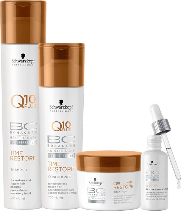 Schwarzkopf Professional BC Bonacure Q10 Time Restore Rejuvenating Kit (4 Produtos)