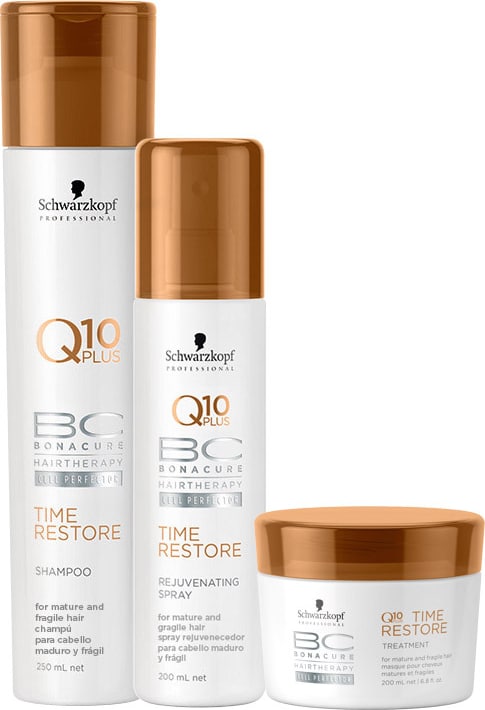 Schwarzkopf Professional BC Bonacure Q10 Time Restore Spray Kit (3 Produtos)
