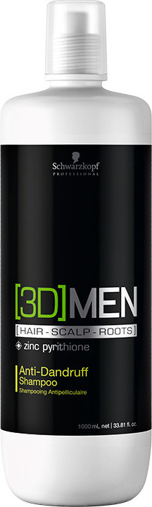 Schwarzkopf Professional 3D Men Anti-Dandruff - Shampoo 1000ml