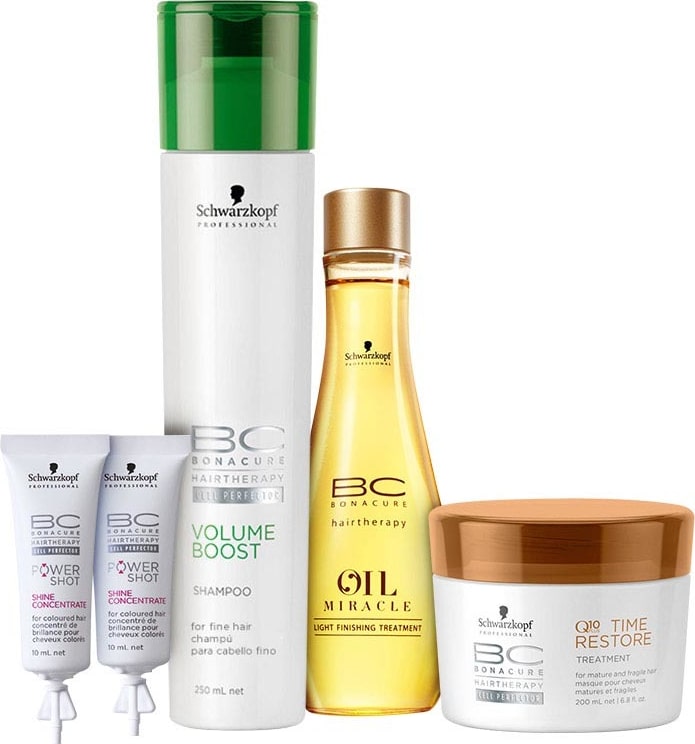 Schwarzkopf Professional BC Bonacure BTOX Capilar Fios Finos Kit (4 Produtos)