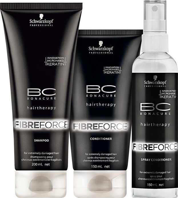 Schwarzkopf Professional BC Bonacure Fibre Force Trio Kit (3 Produtos)