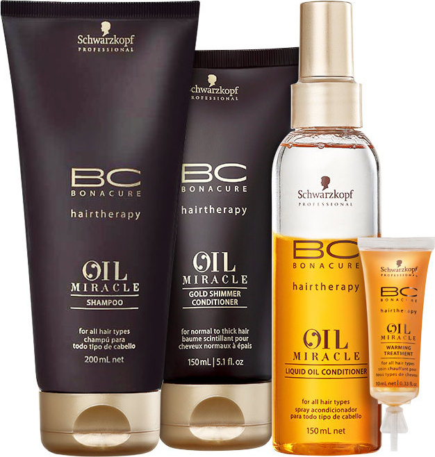Schwarzkopf Professional BC Bonacure Oil Miracle - Kit de Tratamento (4 Produtos)