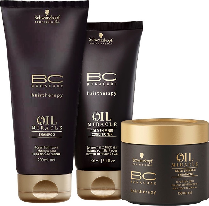 Schwarzkopf Professional BC Bonacure Oil Miracle - Tratamento Triplo (3 Produtos)