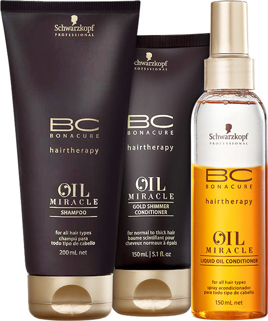 Schwarzkopf Professional BC Bonacure Oil Miracle - Trio Care (3 Produtos)