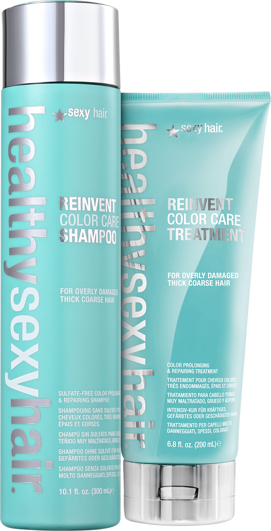 Sexy Hair Healthy Reinvent Color Care Duo Treatment Kit (2 Produtos)