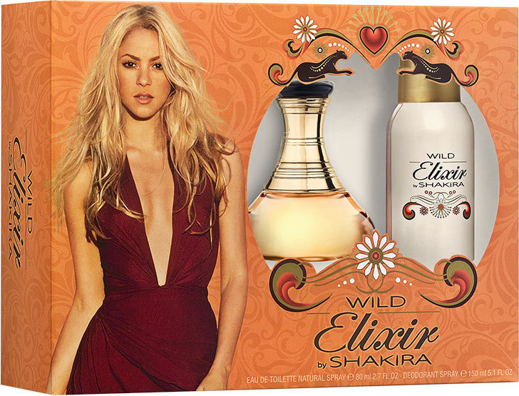 Conjunto Wild Elixir Shakira Feminino - Eau de Toilette 80ml + Desodorante Spray 150ml