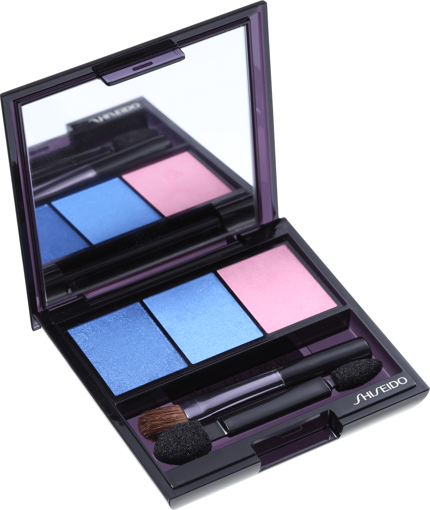 Shiseido Luminizing Satin Eye Color Trio Bl310 - Blue/Light Blue/Pink