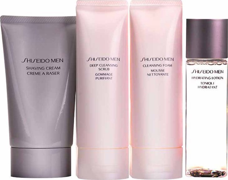 Kit Shiseido Men Clean (4 produtos)
