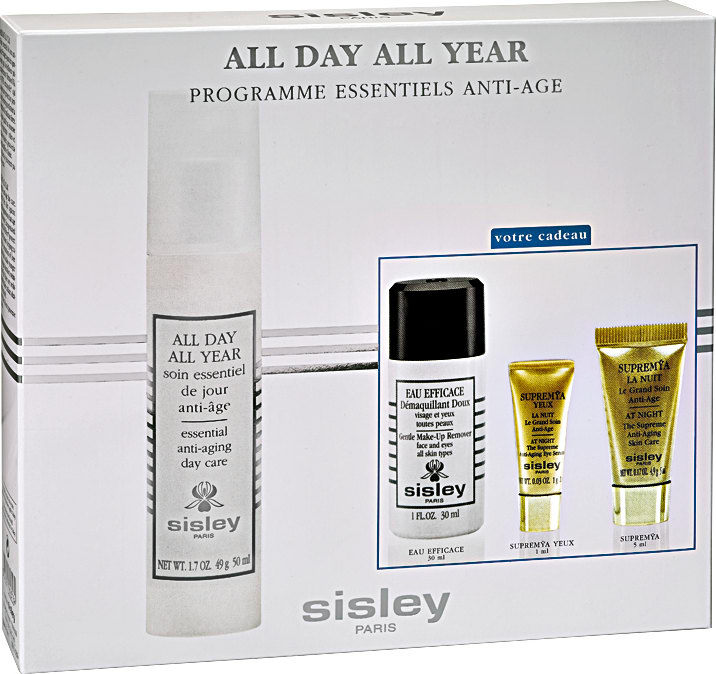Sisley All Day All Year Anti-Aging Essentials Program Kit (4 Produtos)