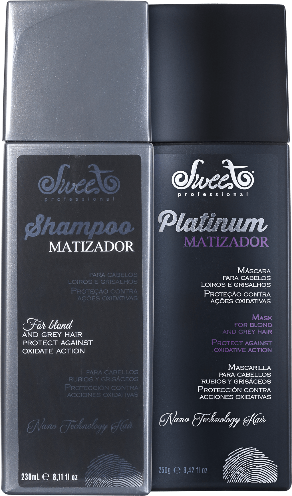 Sweet Hair Kiss Me Platinum Silver Duo Kit (2 Produtos)