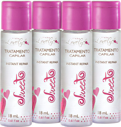 Sweet Hair Lovely Instant Repair - Ampola de Tratamento 4x18ml
