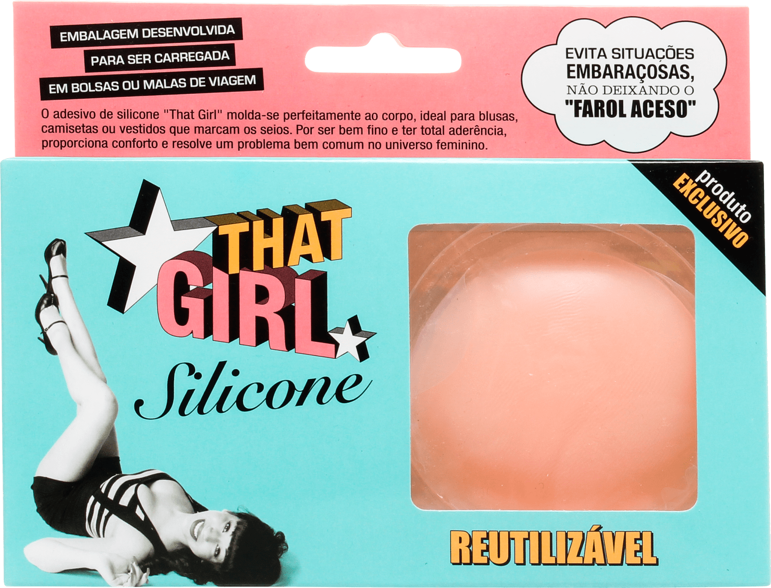 That Girl Silicone - Adesivo para Seios