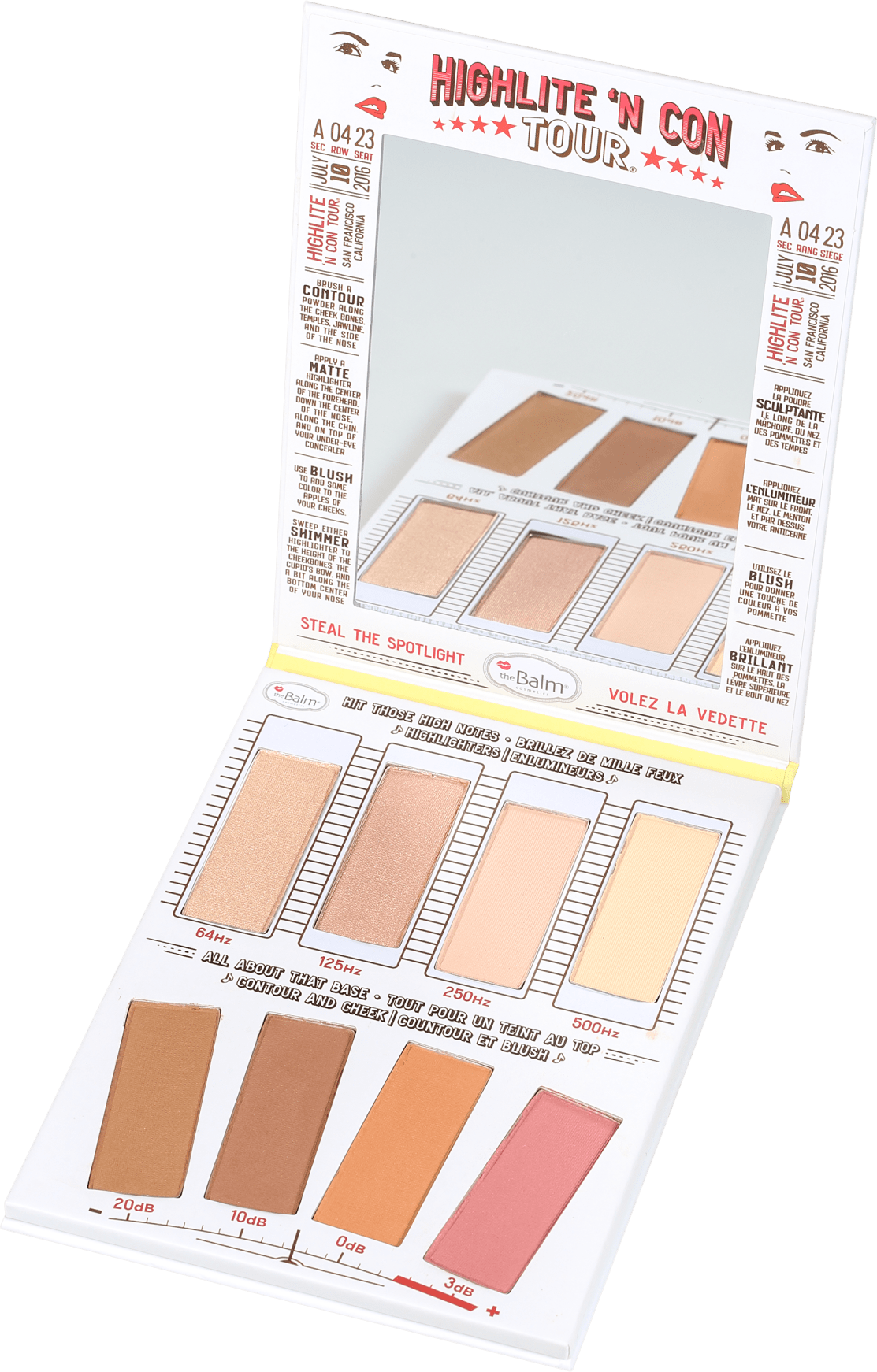 the Balm Highlite N’ Con Tour - Paleta de Contorno 21,6g