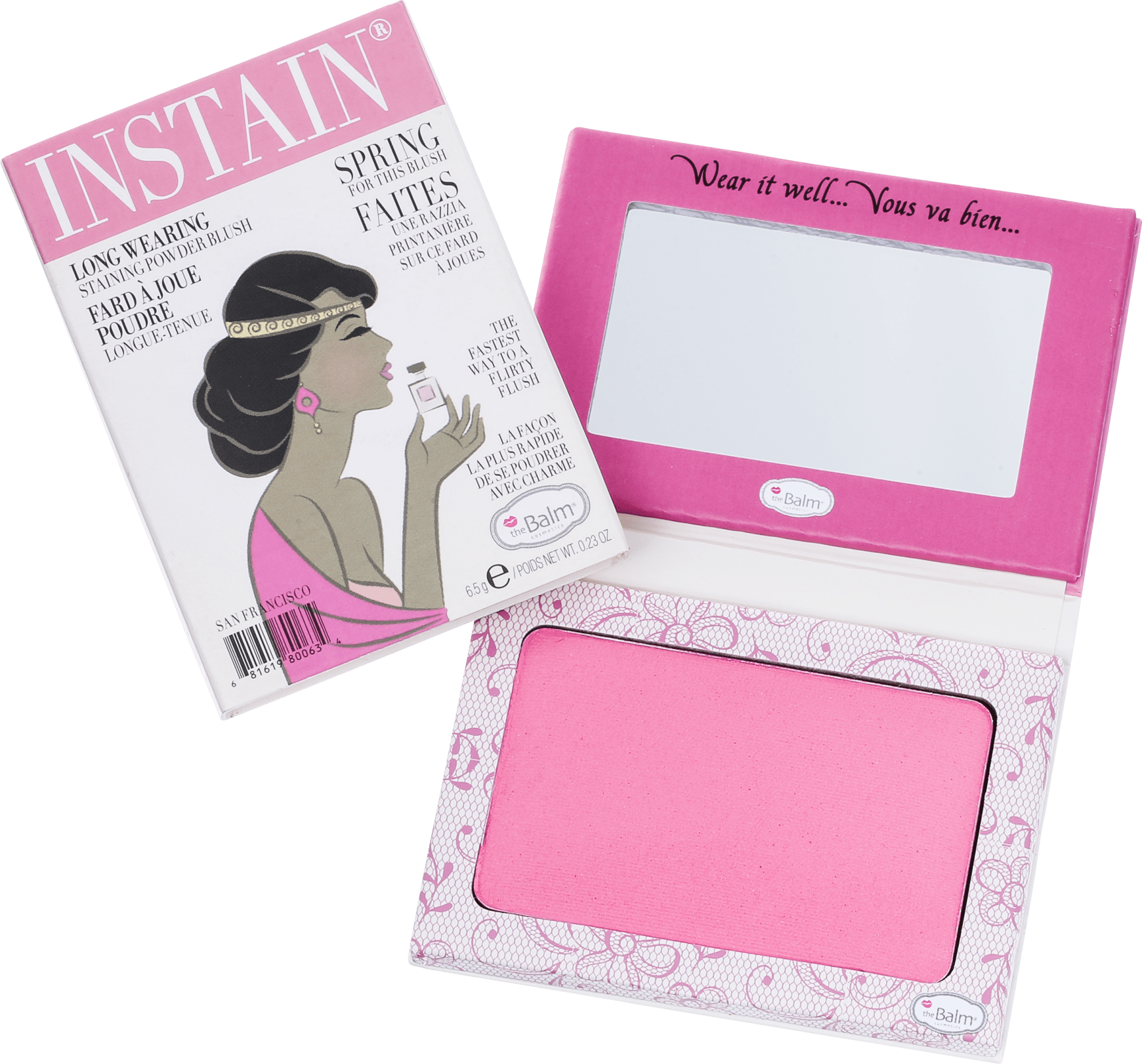 the Balm Instain Lace Bright Pink - Blush Luminoso 5,5g