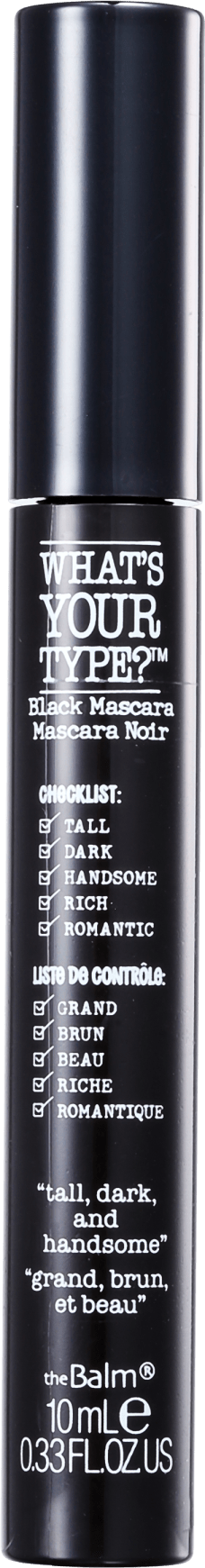 the Balm What's Your Type? Tall, Dark and Handsome - Máscara para Cílios 10ml