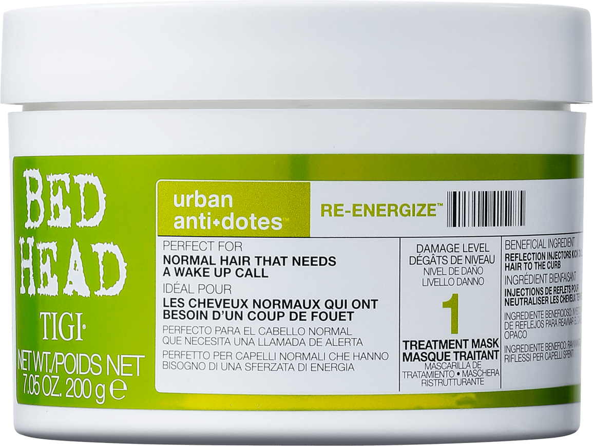 TIGI Bed Head Urban Anti+Dotes #1 Re-Energize Treatment Mask - Máscara de Tratamento 200g