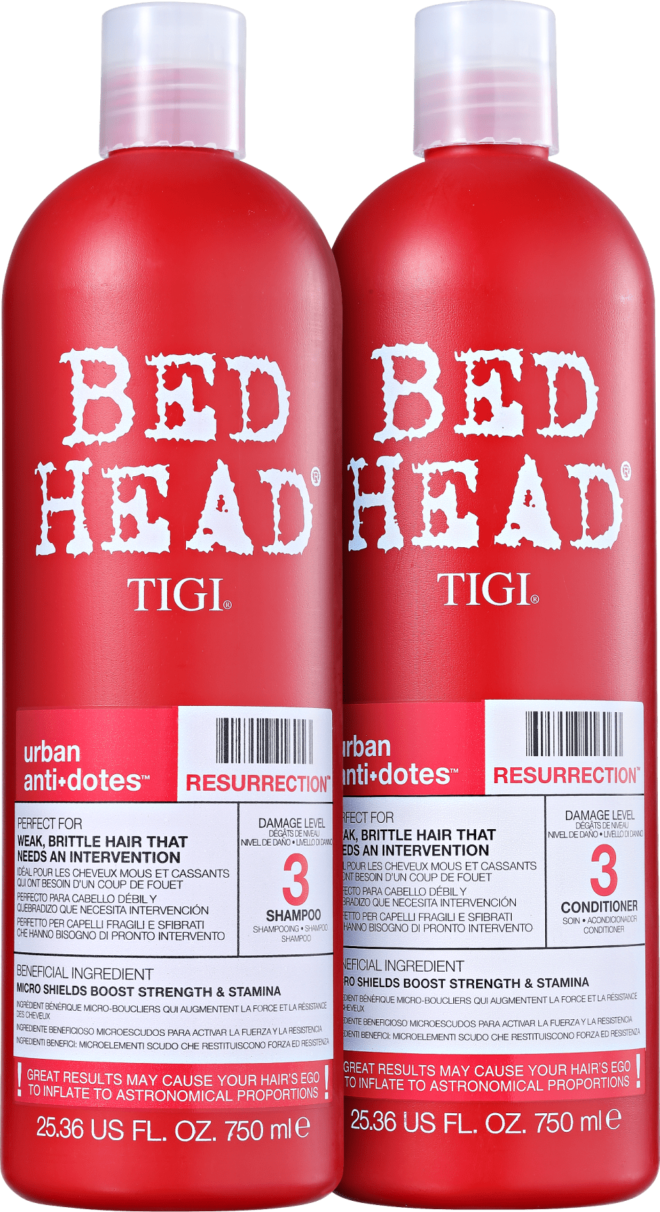 TIGI Bed Head Urban Anti+Dotes #3 Resurrection Duo Salon Kit (2 Produtos)