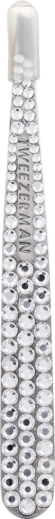 Tweezerman Slant Swarovski - Pinça Branca