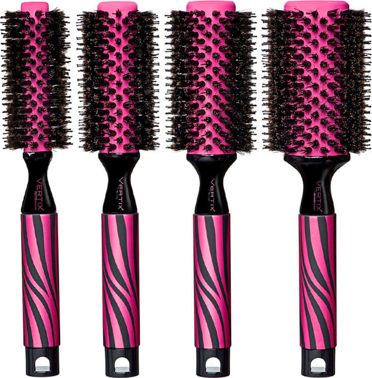 Vertix Escovas Pink Zebra Kit (4 Produtos)