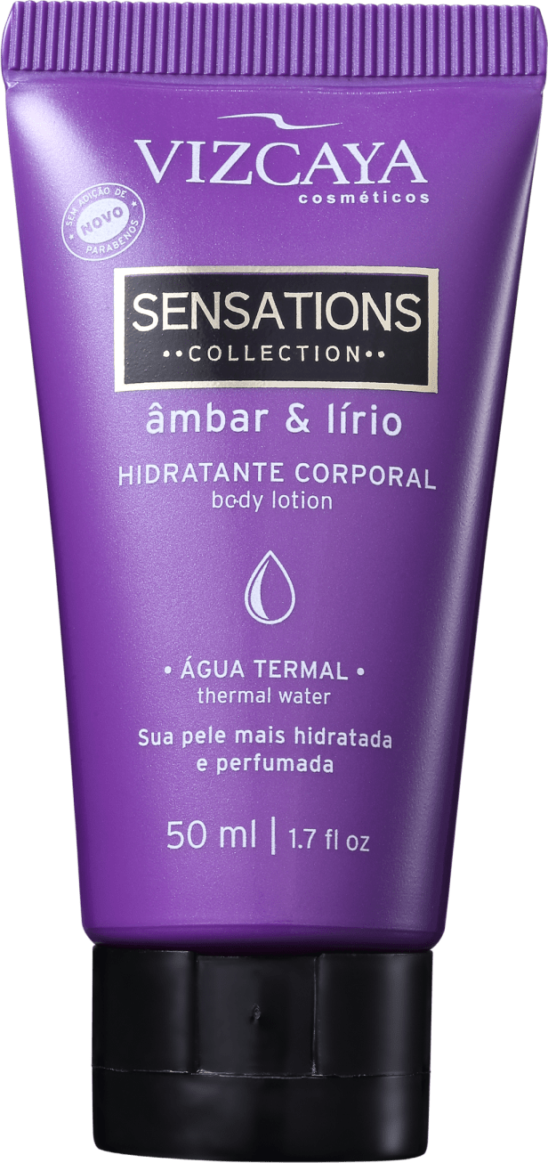 Vizcaya Sensations Âmbar & Lírio - Creme Hidratante Corporal 50ml