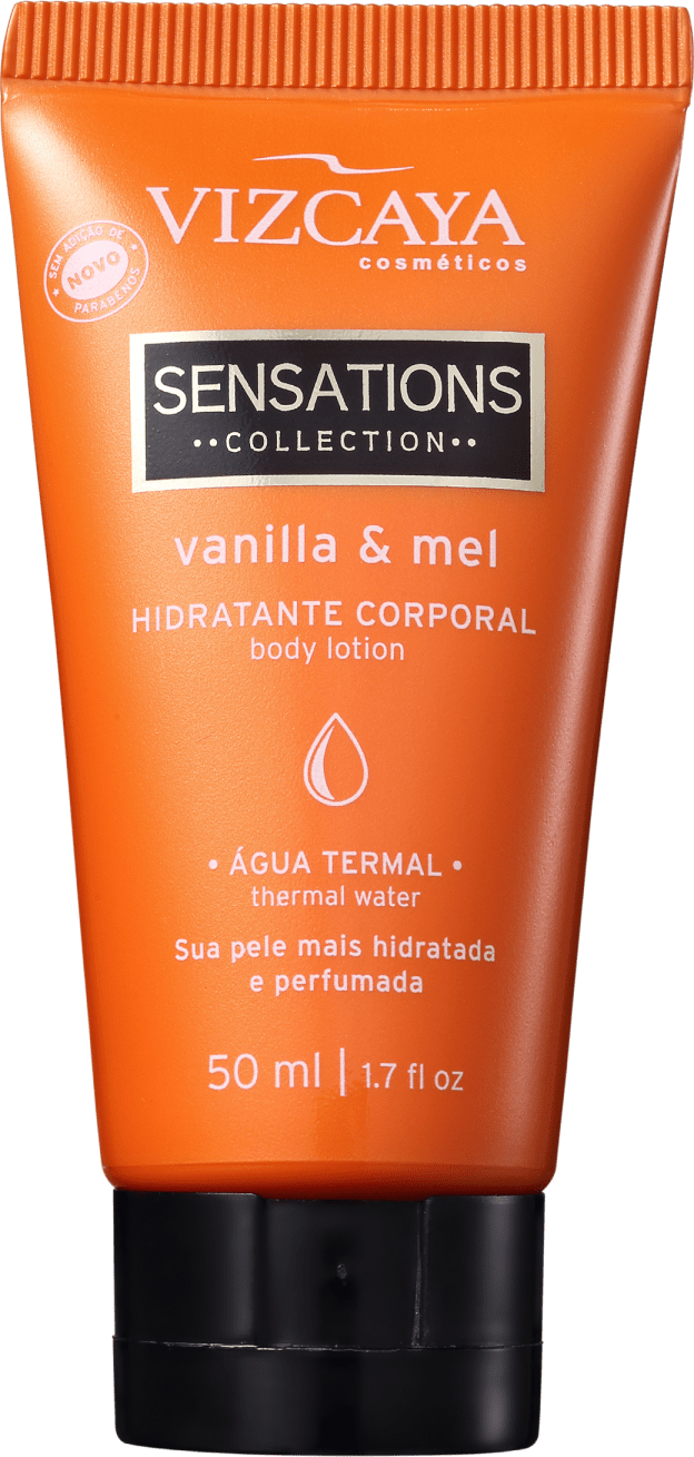 Vizcaya Sensations Vanilla & Mel - Creme Hidratante Corporal 50ml
