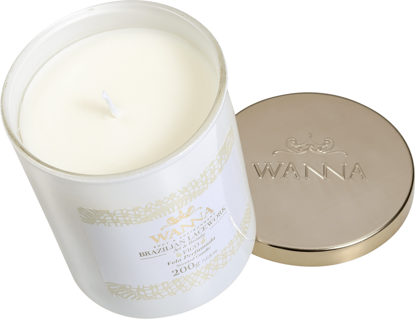 Wanna Brazilian Lacework Figo - Vela Perfumada 200g