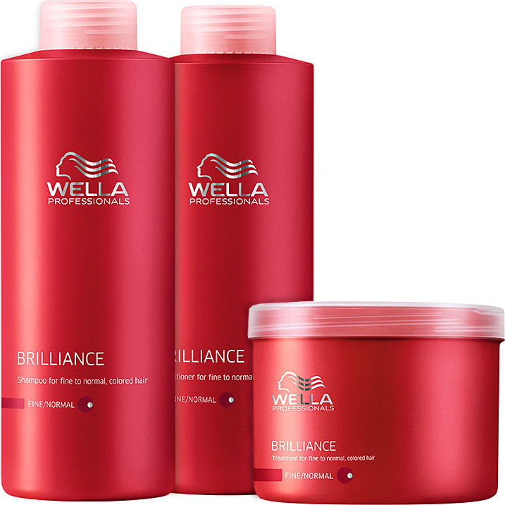 Wella Professionals Brilliance Intense Kit Litro (3 Produtos)