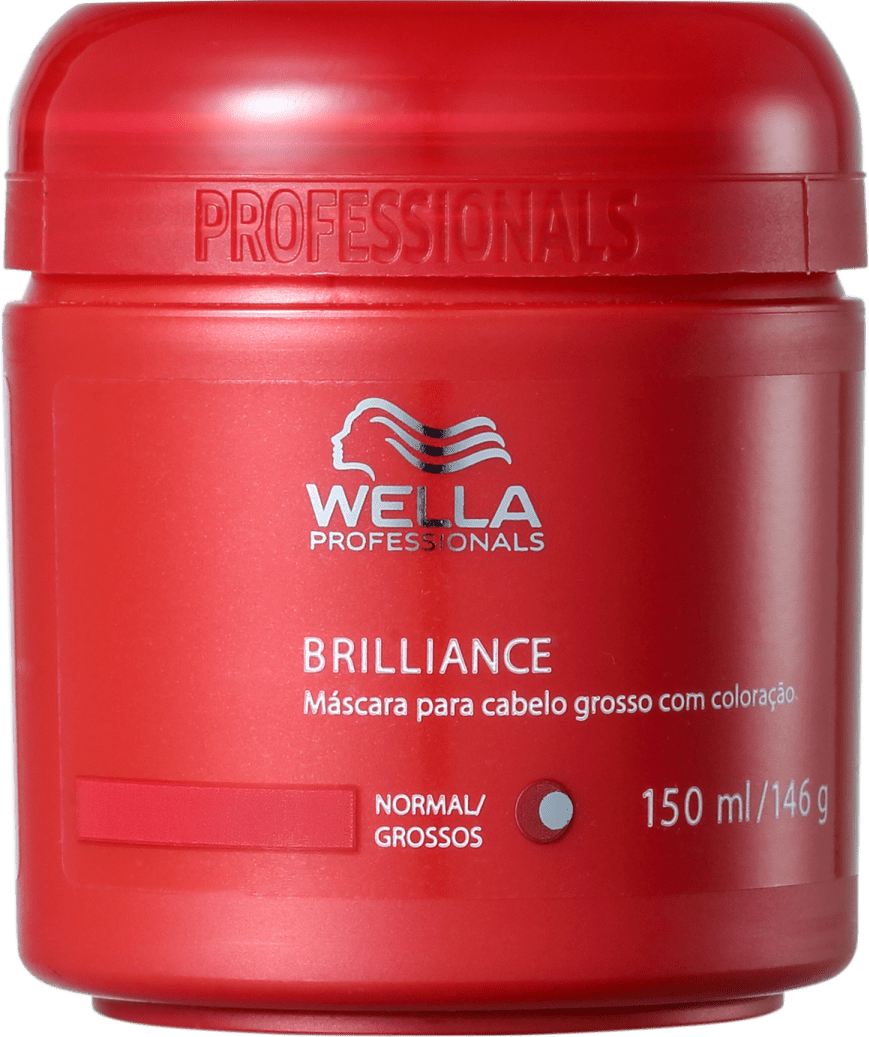 Wella Professionals Brilliance Mask Cabelo Grosso - Máscara de Tratamento 150ml