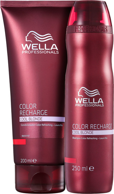 Wella Professionals Color Recharge Cool Blonde Duo Kit (2 Produtos)