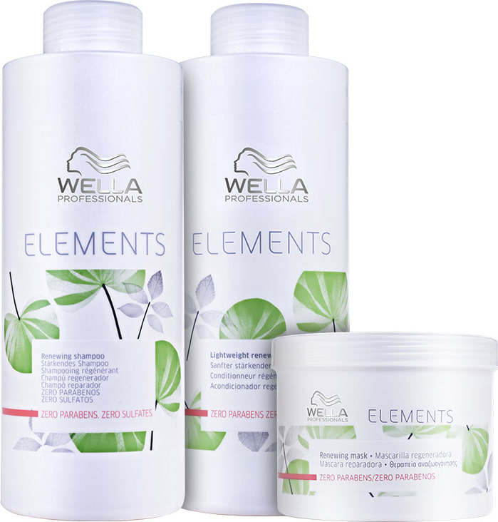 Wella Professionals Elements Renewing Trio Salon Kit (3 Produtos)
