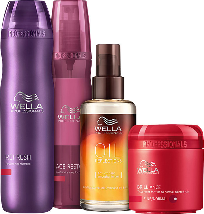 Wella Professionals Escova de Brilho e Corpo Blonde Kit (4 Produtos)