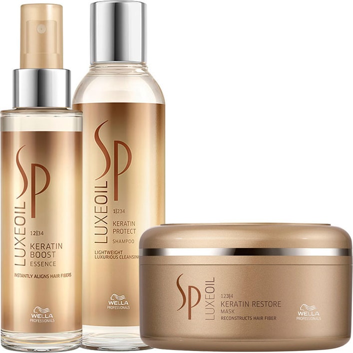 SP System Professional Luxe Oil Keratin Kit de Tratamento (3 Produtos)