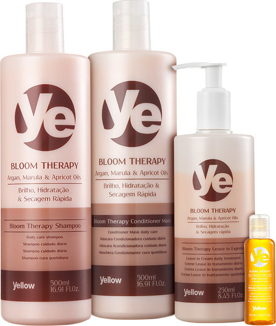 Yellow Bloom Therapy Oil - Kit Completo (4 Produtos)