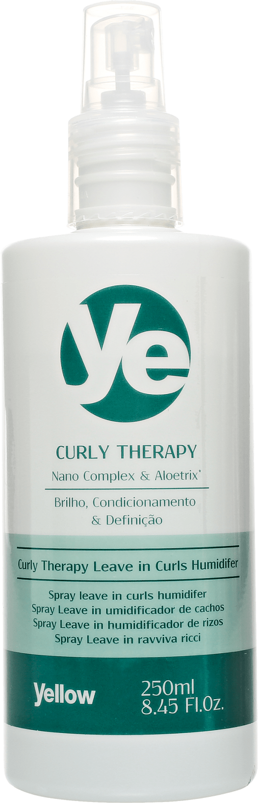 Yellow Curly Therapy Leave In Curls Humidifier - Umidificador de Cachos 250ml
