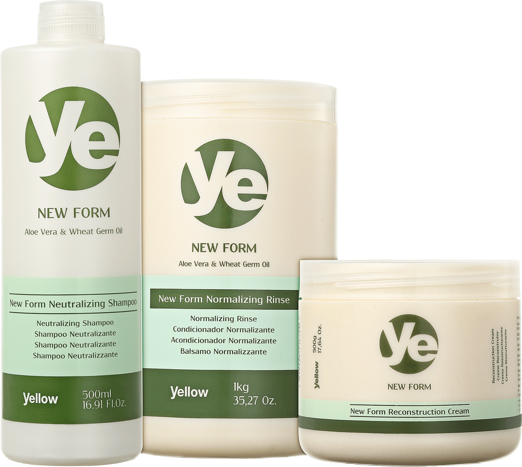 Yellow New Form Trio Kit (3 Produtos)