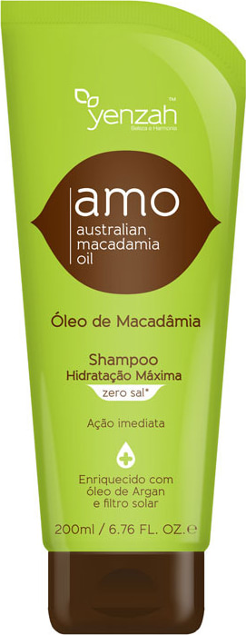 Yenzah Amo Australian Macadamia Oil - Shampoo 200ml