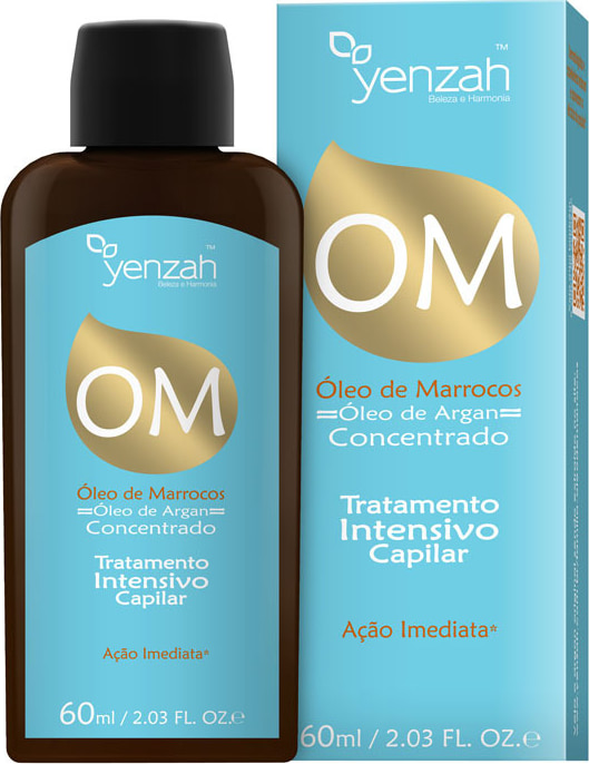 Yenzah Om Óleo de Marrocos Óleo de Argan Concentrado - Óleo 60ml