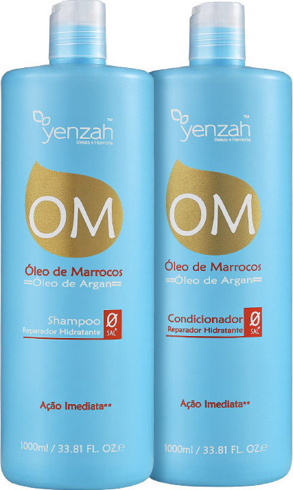 Yenzah OM Óleo de Marrocos Óleo de Argan Salon Duo Kit (2 Produtos)