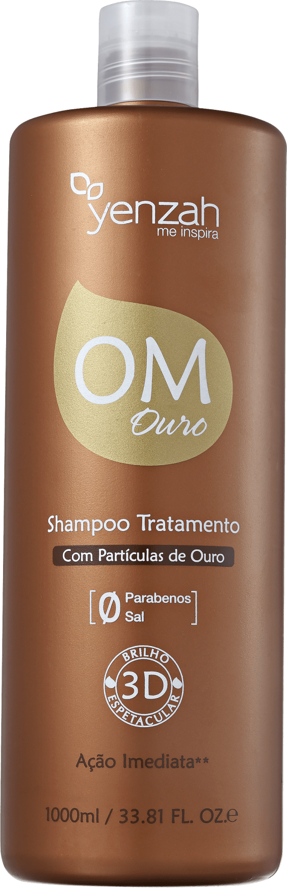 Yenzah OM Ouro Shampoo Tratamento Profissional - Shampoo 1000ml