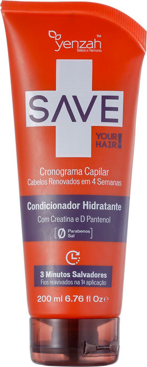 Yenzah Save Cronograma Capilar Hidratante - Condicionador 200ml