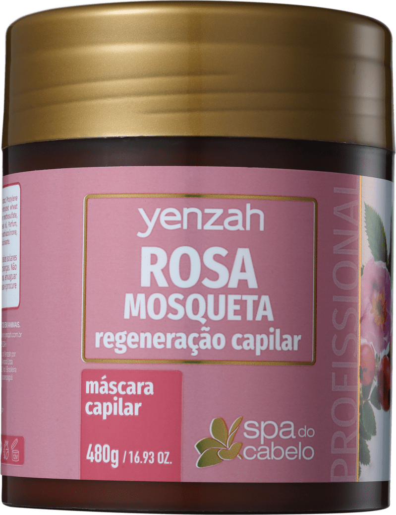 Yenzah SPA dos Cabelos Rosa Mosqueta - Máscara 480g