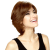 Crown Wigs Amanda Cor Castanho Claro - Peruca 25cm