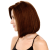 Crown Wigs Bianca Cor Castanho Médio - Peruca 30cm