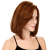 Crown Wigs Bianca Cor Castanho Médio/Claro - Peruca 30cm