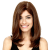 Crown Wigs Diana Cor Castanho Médio/ Claro/ Louro Escuro - Peruca 45cm