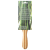 Orgânica Bambu Quadrada - Escova de Cabelo