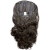 Hairdo Ondulado - Castanho Super Escuro 58 Cm