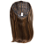 Hairdo Liso em Camadas - Chocolate Com Mechas Cobre 48 Cm