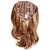 Hairdo Ondulado - Castanho Com Mechas Douradas 45 Cm